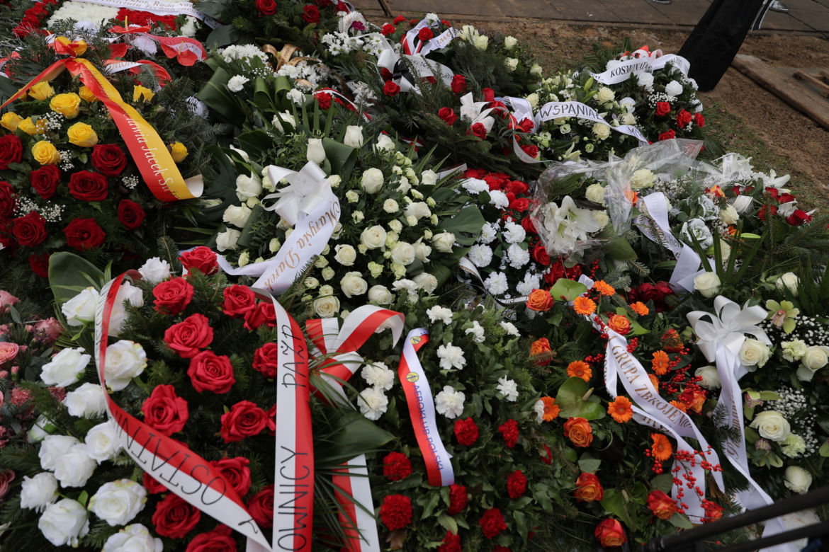 Pogrzeb gen. Mirosława Hermaszewskiego na Powązkach Wojskowych