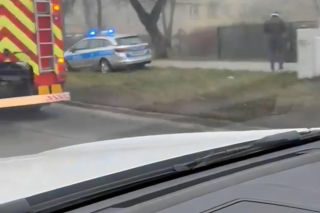 Pożar przy ul. Kraszewskiego w Toruniu