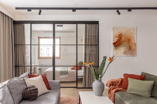 Mieszkanie projektu WOZ. design na Kolejowej, Warszawa