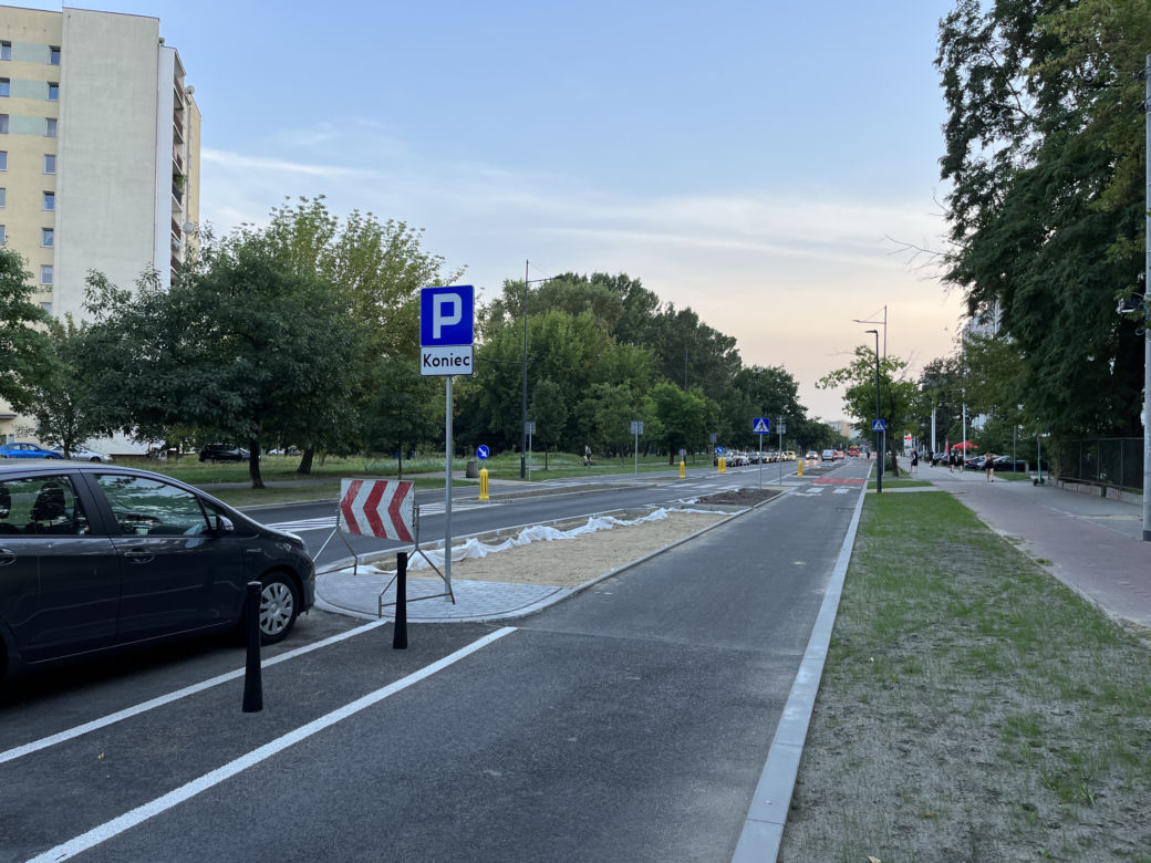 Trwają prace na ulicy Sokratesa na Bielanach 
