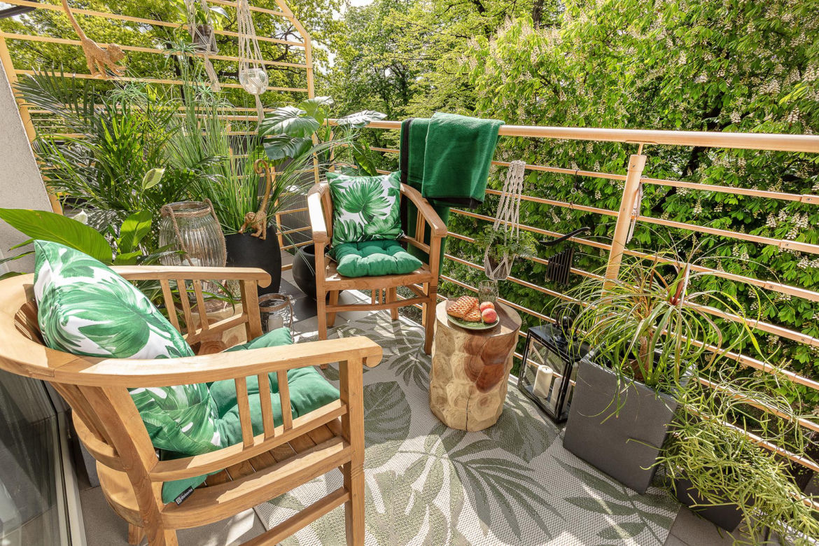 Pomysł na balkon w bloku