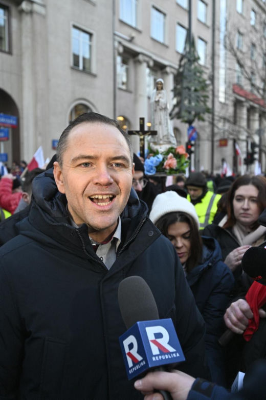 Rolniczy protest w Warszawie