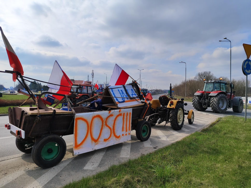 Protest rolników w Radomiu 20 marca