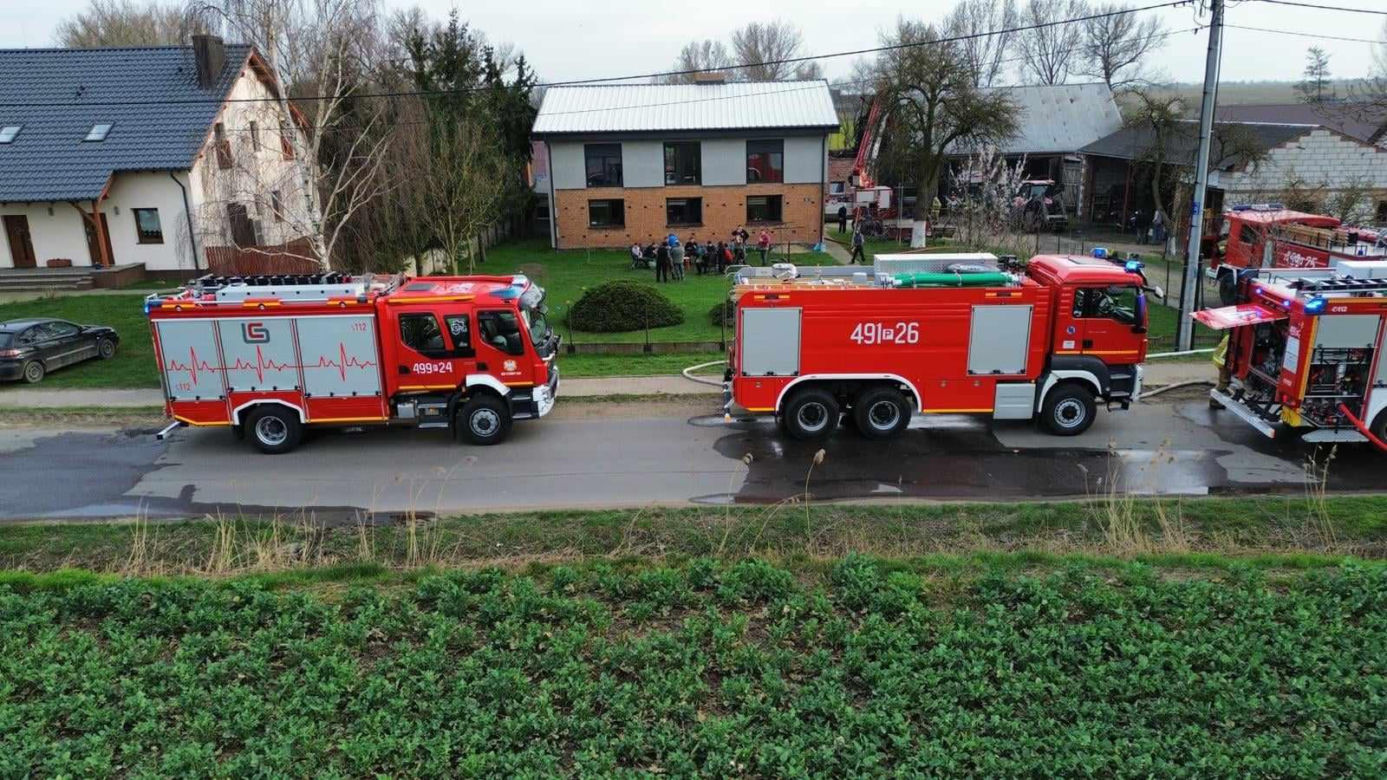 Tragiczny pożar niedaleko Krotoszyna. Spłonęło trzysta królików 