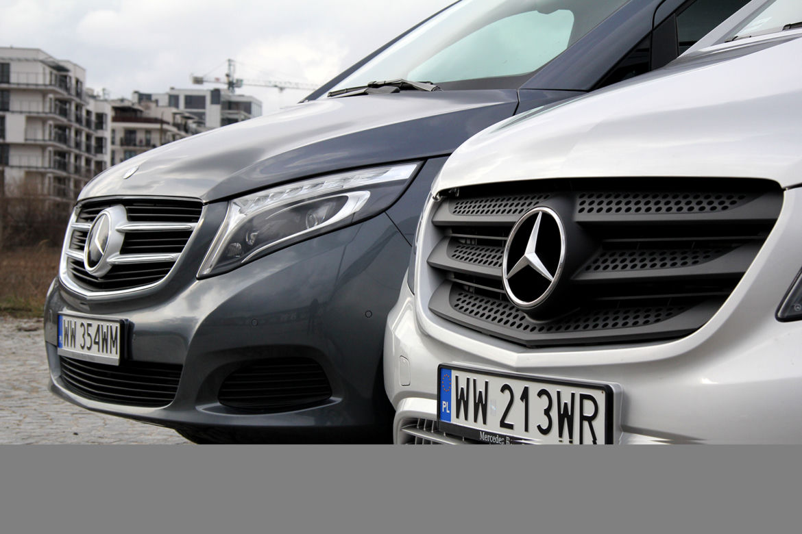 Mercedes Vito Tourer 111 CDI vs. Mercedes V250
