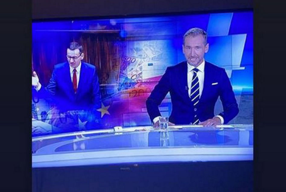 Piotr Kraśko prowadzi  "Fakty" TVN