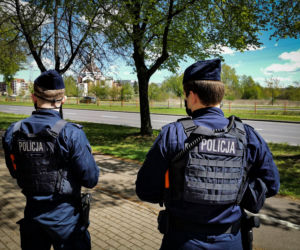 Policjanci kontrolują rowery w Białymstoku