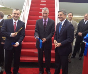 Dreamliner tuż przed startem
