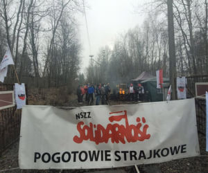 Górnicy na torach. Blokada wysyłki węgla i kiełbasa od Agrounii