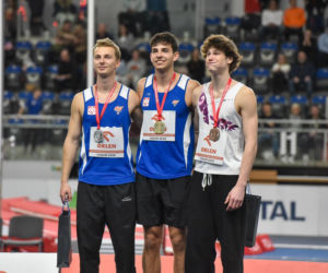 Halowe mistrzostwa Polski w Kujawsko-Pomorskiej Arenie Toruń. Zdjęcia kibiców i zawodników