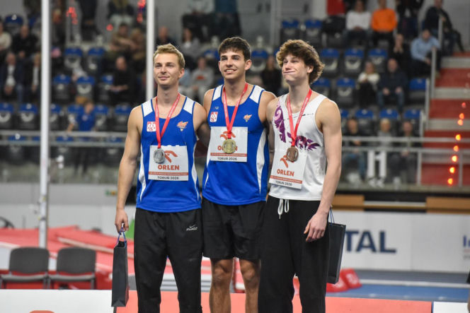 Halowe mistrzostwa Polski w Kujawsko-Pomorskiej Arenie Toruń. Zdjęcia kibiców i zawodników