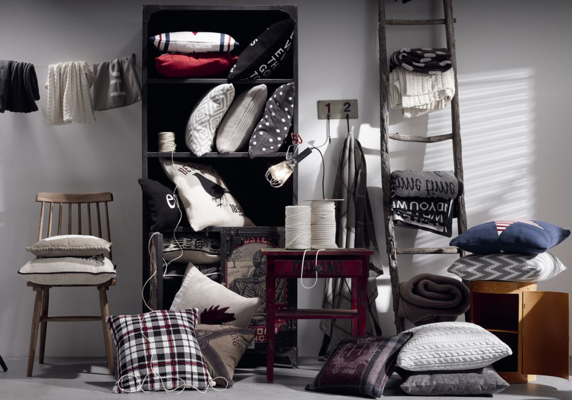 Dodatki do domu w stylu vintage w kolorze Marsala