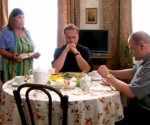 Ranczo 8 sezon. Michałowa (Marta Lipińska), proboszcz (Cezary Żak), ksiądz Maciej (Mateusz Rusin), ksiądz Robert (Bartłomiej Kasprzykowski)