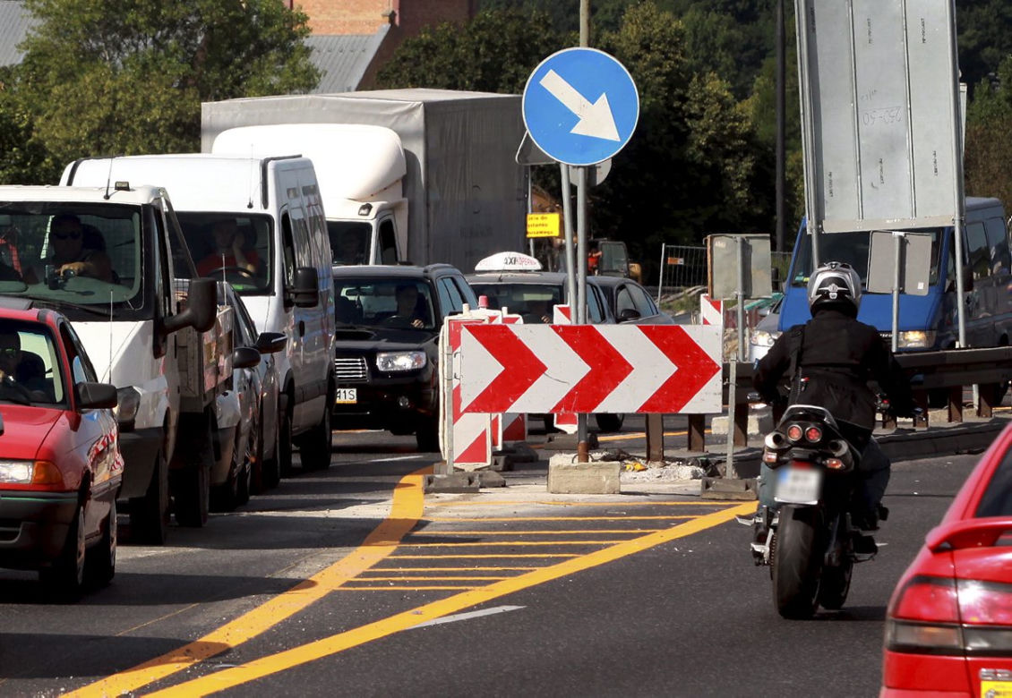 motocykliści w Warszawie