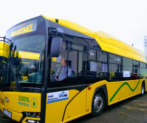 Katowice: Pierwszy elektryczny solaris wyjechał w trasę!  [ZDJĘCIA]