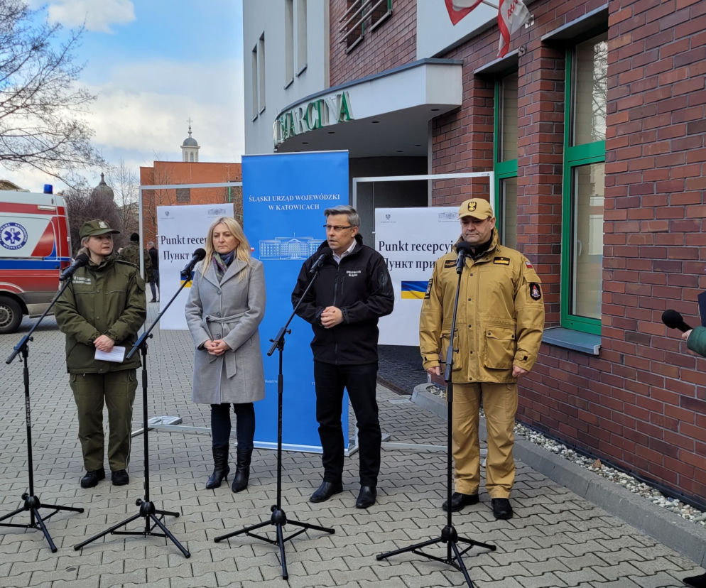 Katowice. Punkt recepcyjny
