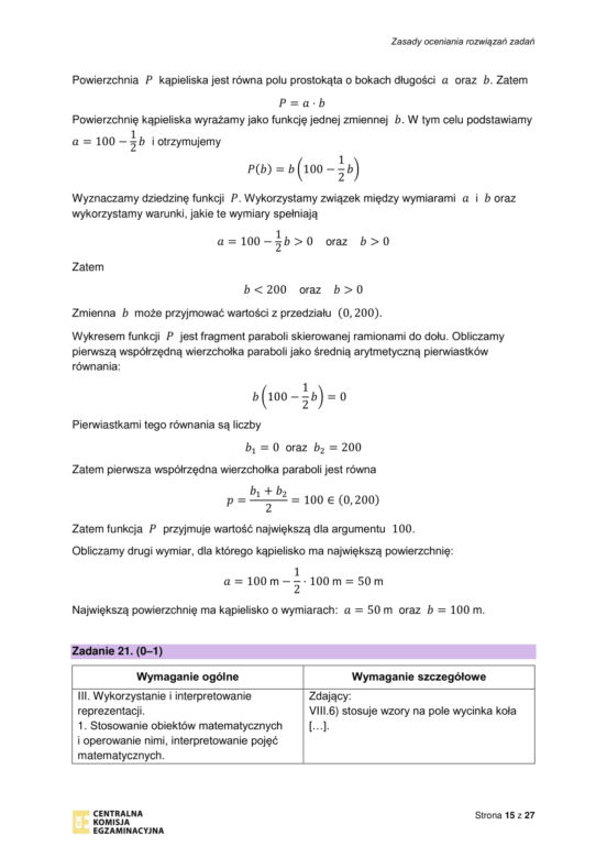 Matura próbna 2023 matematyka: odpowiedzi CKE