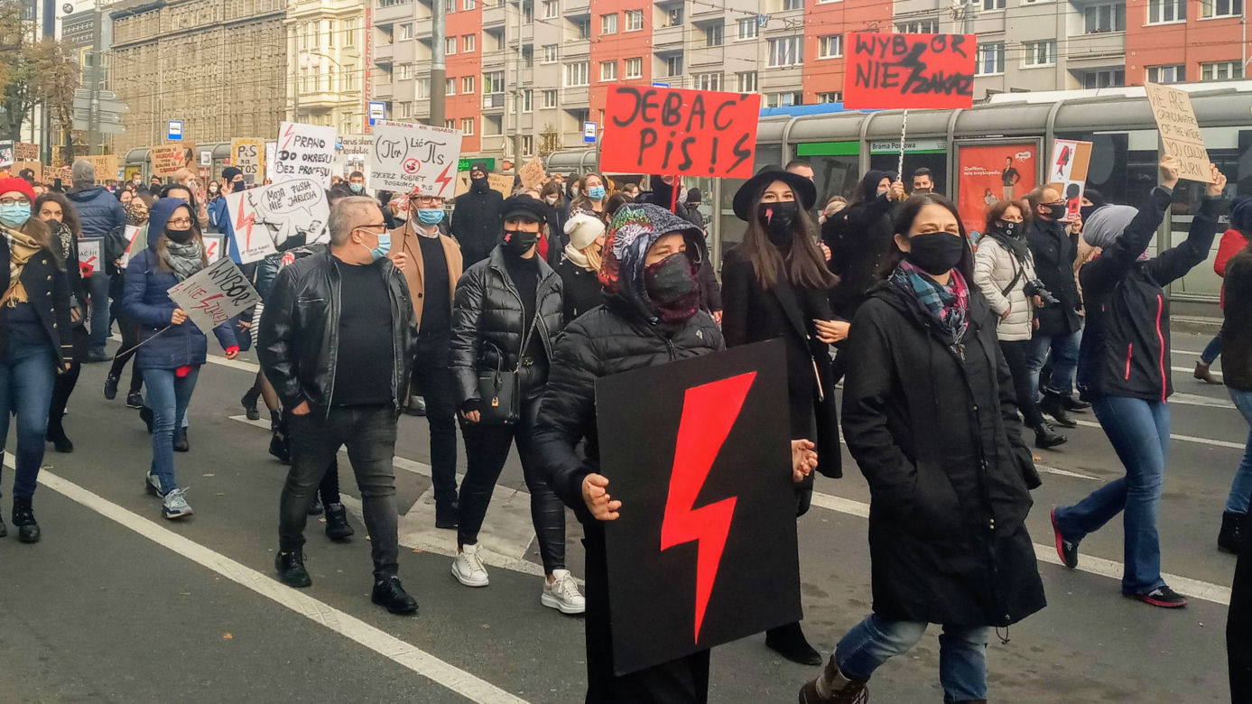 Protest kobiet w Szczecinie - 28.10.2020