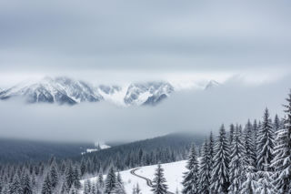 Zimowy cios w Karpacz 03.12.2025! Ten dzień zaskoczy nas mrozem i brakiem słońca!