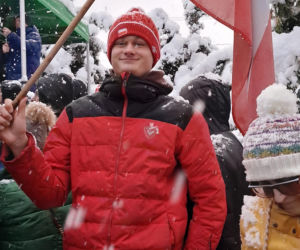 Powitanie Kacpra Tomasiaka w Bystrej 18.02.2026