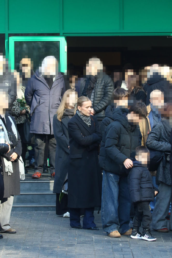 Pogrzeb Mirosława Krawczyka w Gdańsku: Aneta Zając i Mikołaj Krawczyk