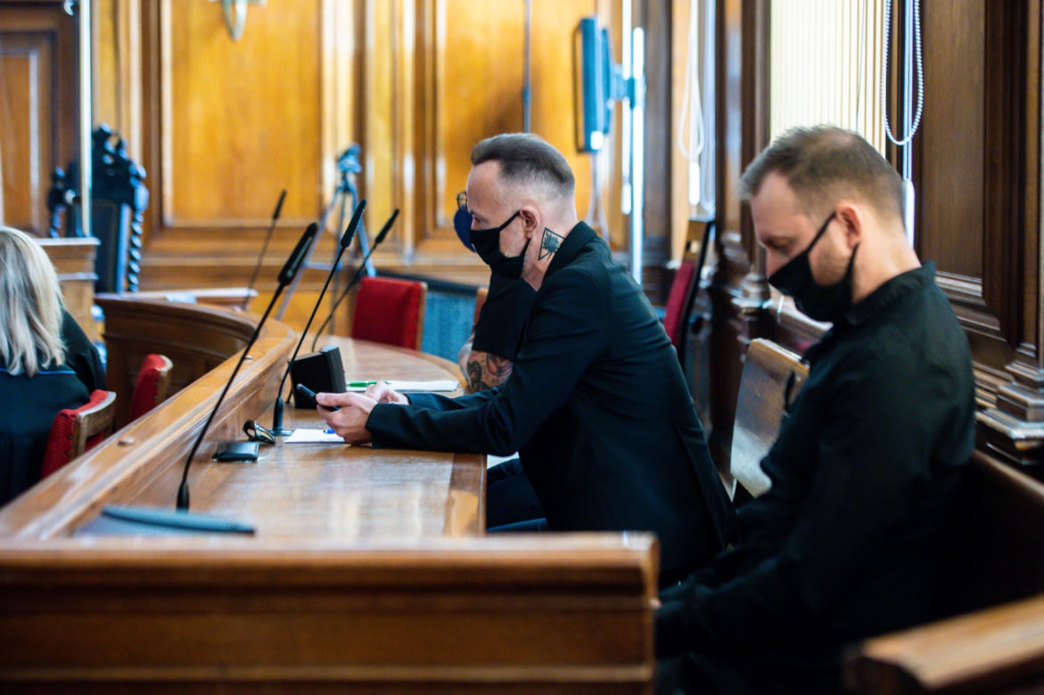 Adam Nergal Darski w sądzie