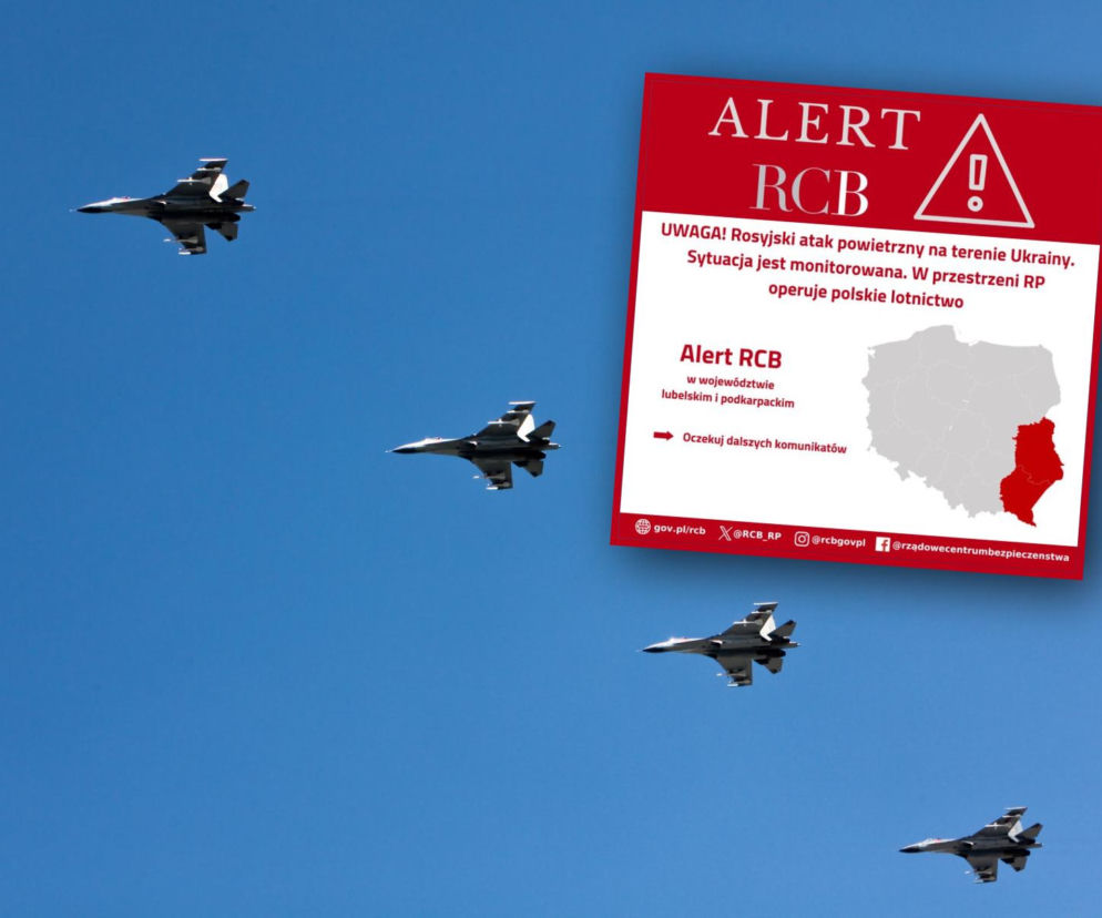 Alert RCB i poderwane polskie myśliwce. Rosja zaatakowała z powietrza