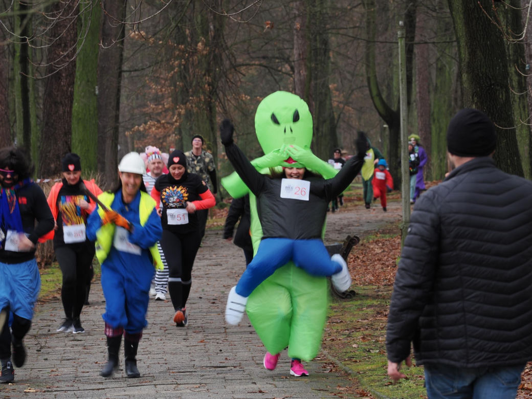 Bieg w śmiesznym przebraniu w Tarnowskich Górach