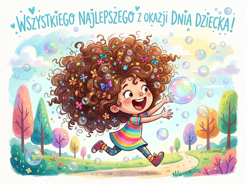 Śmieszna kartka na Dzień Dziecka