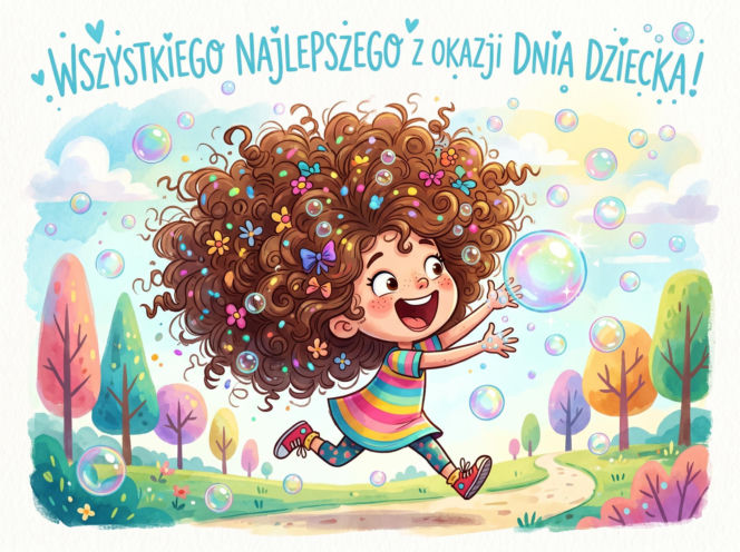 Śmieszna kartka na Dzień Dziecka