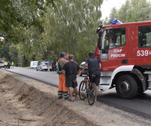 Śmiertelny wypadek na drodze w okolicach miejscowości Psucin 