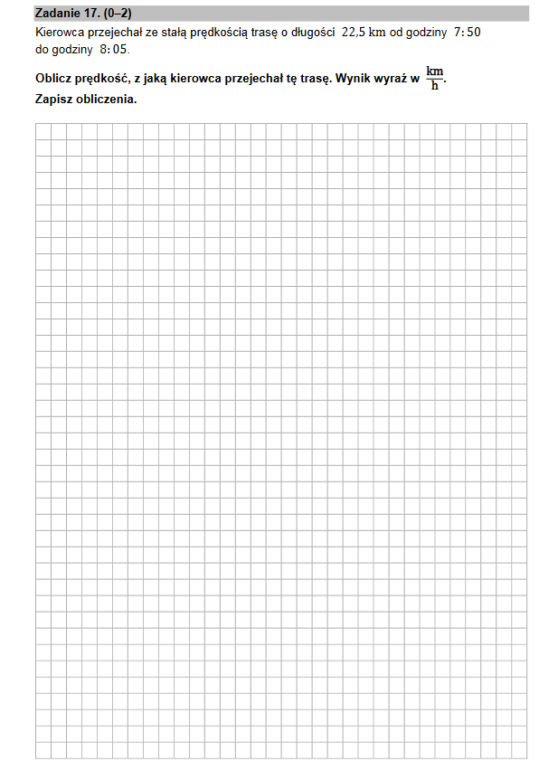Egzamin ósmoklasisty 2022 matematyka