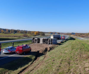 Wypadek na A4 koło Tarnowa
