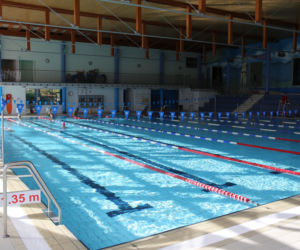 Basen sportowy we wrocławskim Aquaparku