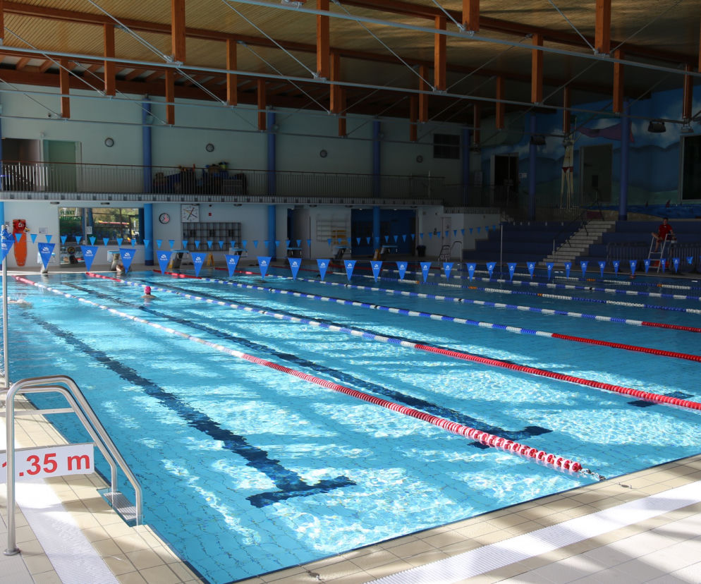 Basen sportowy we wrocławskim Aquaparku