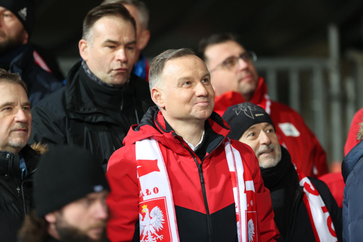 Prezydent Duda kibicował polskim skoczkom podczas PŚ w Zakopanem