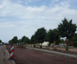 Na Fabrycznej w Lesznie budują kolejne rondo w Lesznie