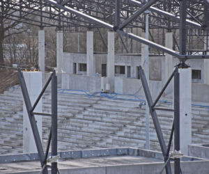 Budowa stadionu w Szczecinie - luty 2020