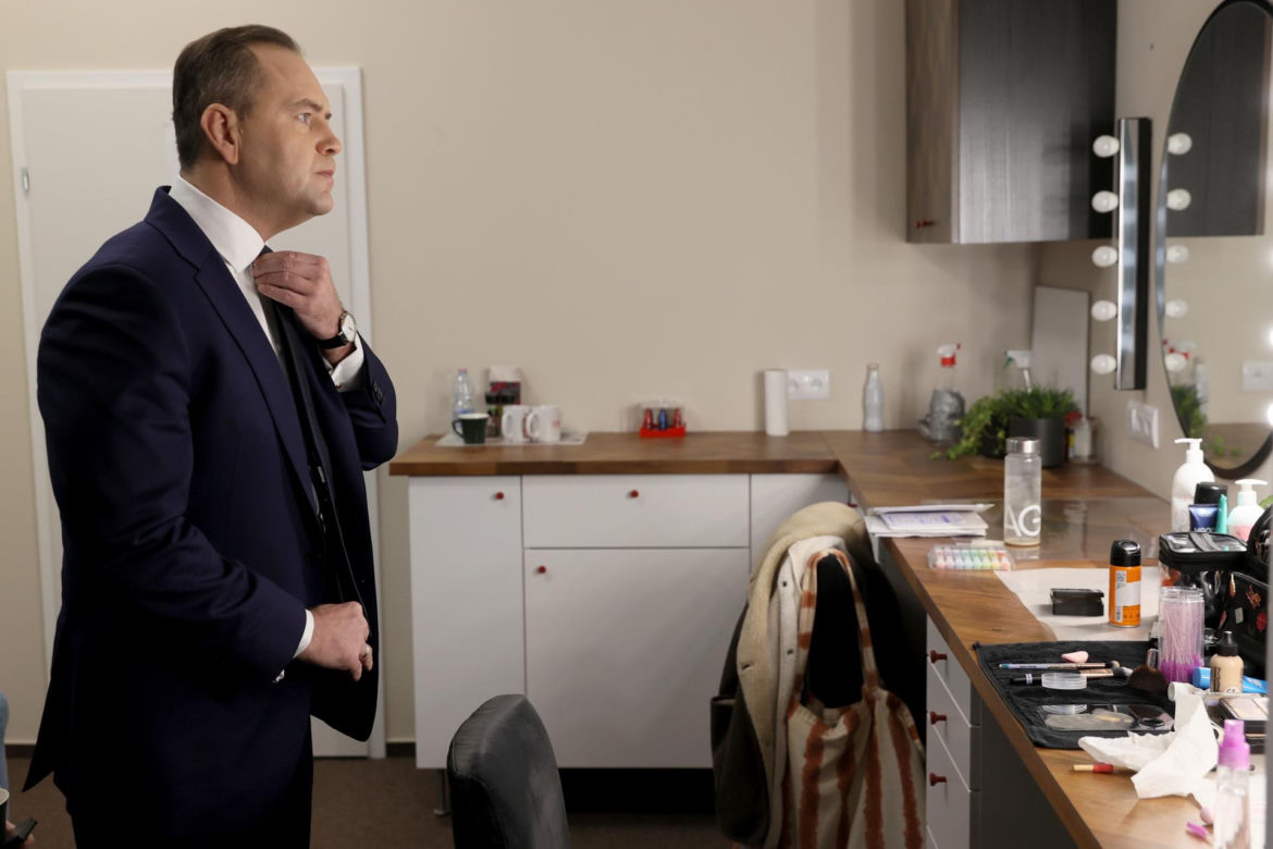 Karol Nawrocki w siedzibie "Super Expressu"