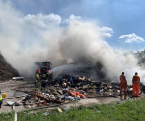 Kędzierzyn-Koźle: Rocznicowy pożar miejskiego wysypiska
