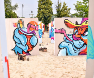 Tak wygląda sztuczna plaża przy Stadionie Śląskim. Rozkręcaliśmy tam imprezę w ramach Eska Summer City