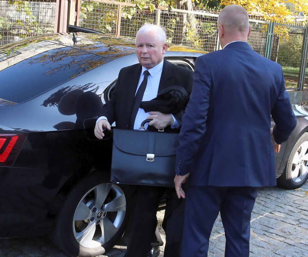 Jarosław Kaczyński na wyborach