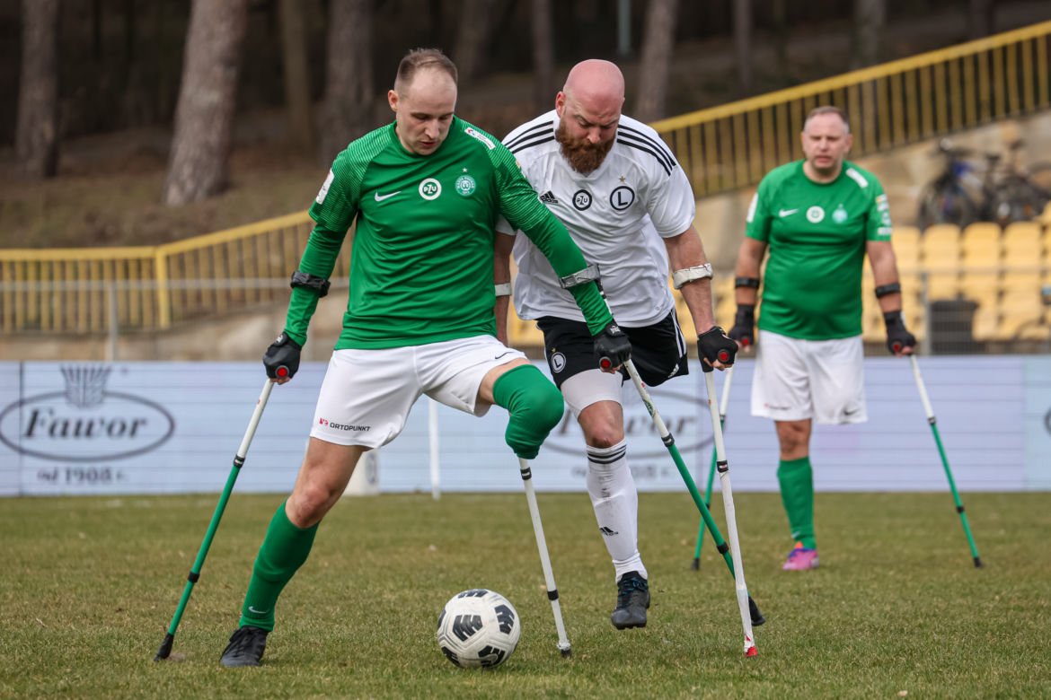 Amp Futbol Ekstraklasa w Poznaniu. Marcin Oleksy znowu strzela