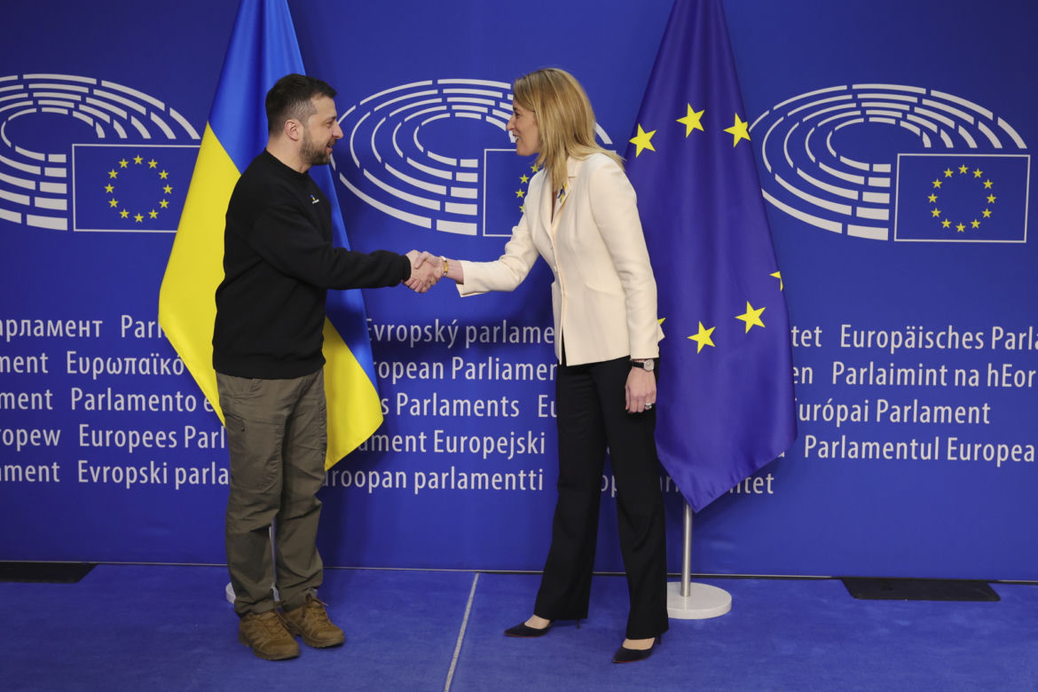 Zełeński w Brukseli