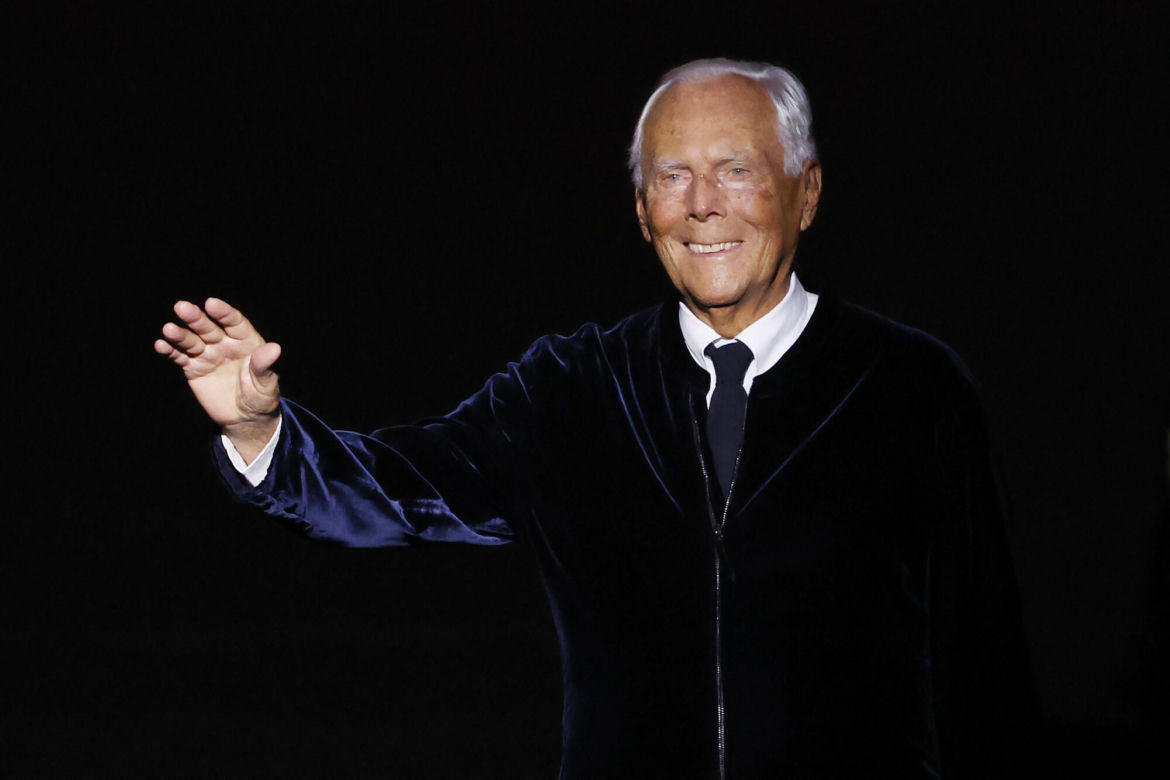 Giorgio Armani - słynny projektant mody miał 91 lat