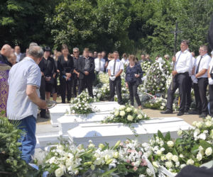 Pogrzeb ofiar wypadku w Elżbietowie