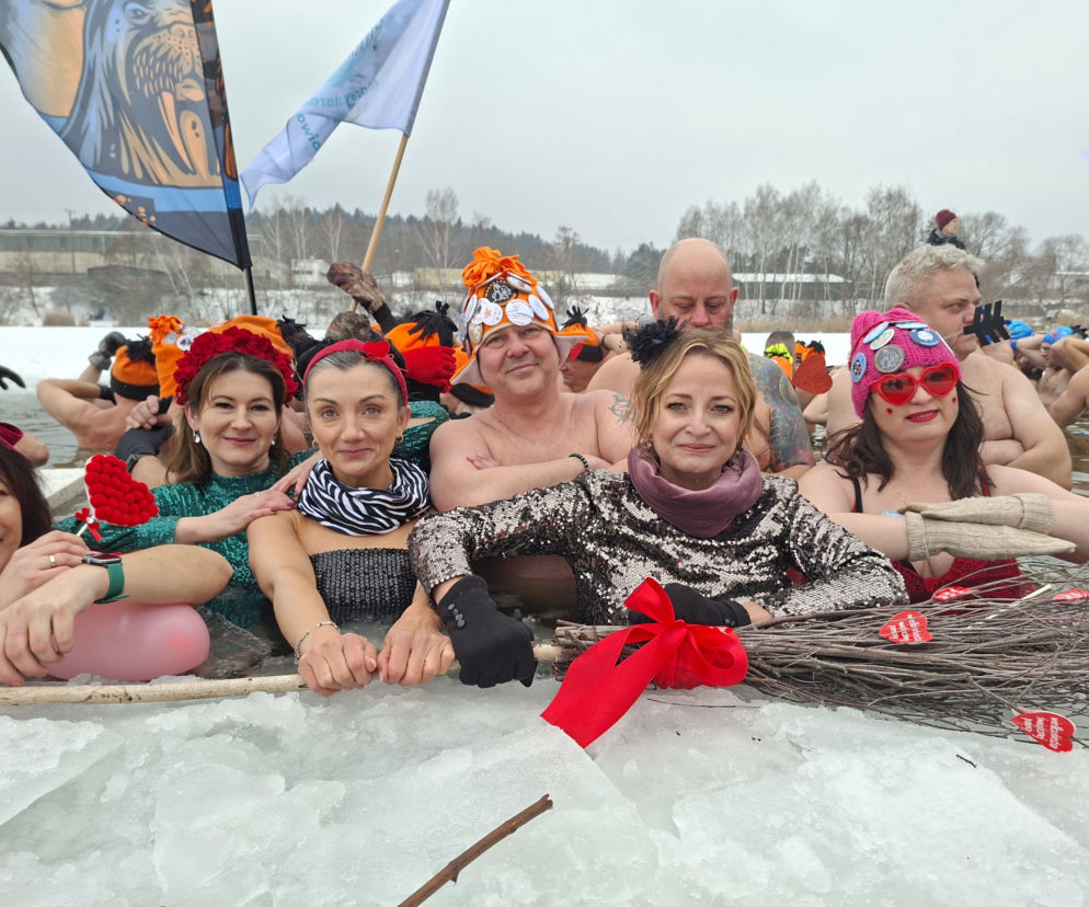 I Starachowicki Zlot Morsów. Setki morsów weszły do lodowatej wody