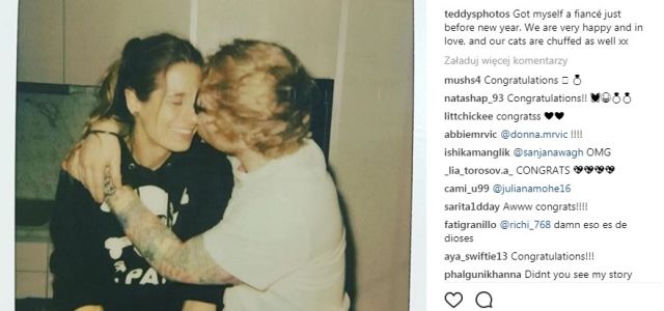Ed Sheeran zaręczony! Kim jest jego narzeczona? Miłosne zdjęcie pary 