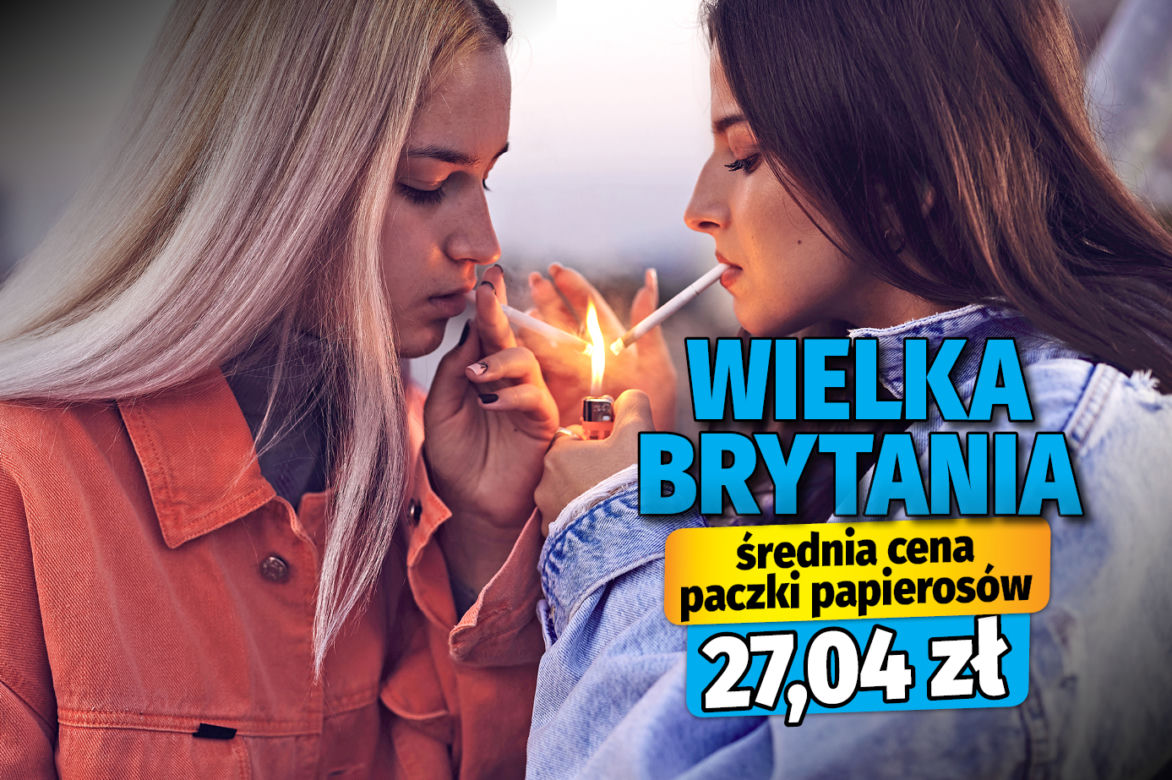 Średnia cena paczki papierosów w państwach UE