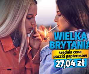 Średnia cena paczki papierosów w państwach UE